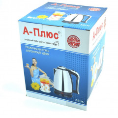 Электрочайник  2132  нерж диск 2л 2