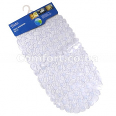 Коврик силикон BATH MAT камни прозрачный овал 2