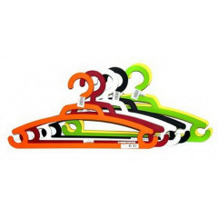 Плечики Ламела черно-белые