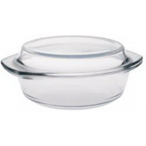 Посуда стекло 1л круглая (0,7л + 0,3л)   