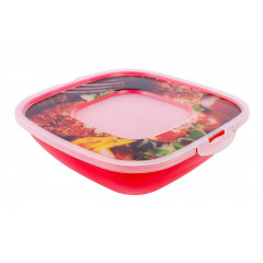 Салатник Весна 0,5л квадратный с рисунком