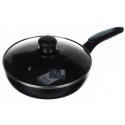 Сковорода  111 с крышкой  22см   (20)