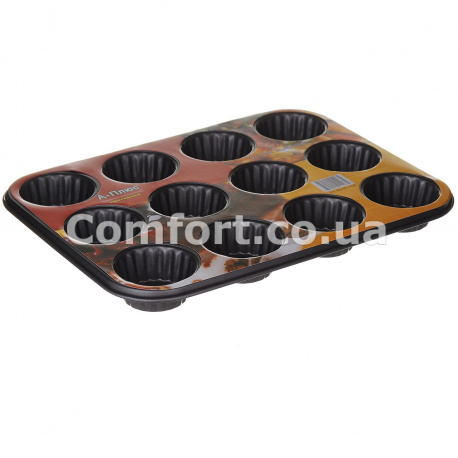 Противень  1128   кекс 12шт   (24)