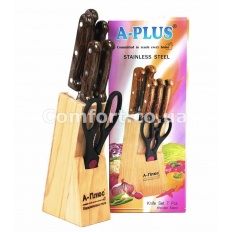 Набор  1005 ножей коричневый