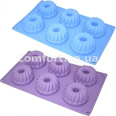 Силикон  1936 кекс 6шт   