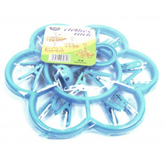 Вешалка 0318 с прищепками 16шт