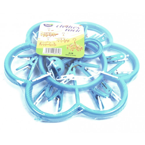 Вешалка 0318 с прищепками 16шт