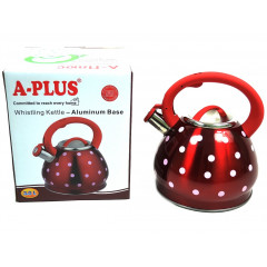 Чайник 1390  3л цветной в горошек 2