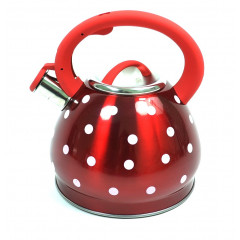 Чайник 1390  3л цветной в горошек