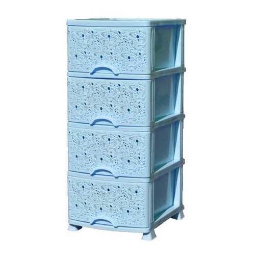 Комод Ажурный 4-й голубой