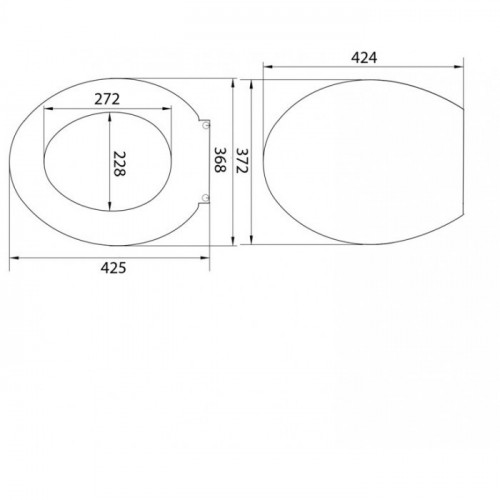 Крышка для унитаза СУ-11Д микролифт
