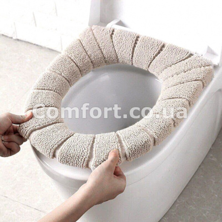 Накладка на унитаз 0848 тканевая махра  