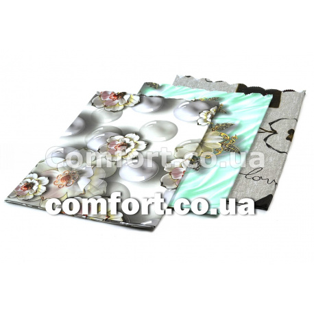 Скатерть 110х140  3D стандарт на тканевой основе 1803