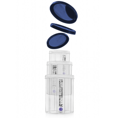 Судок набор НП круглый №110і 0,15+0,2+0,65л индиго крышка 2