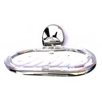 S069 Мыльница хром небьющегося акрила