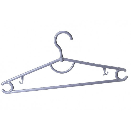 Плечики 70542 серые с поворотным крючком