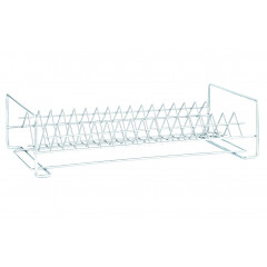 Сушилка металл для посуды 1-яр прямая 50см белая