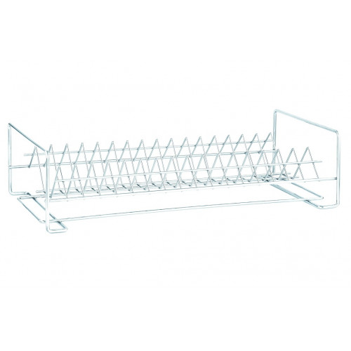 Сушилка металл для посуды 1-яр прямая 50см белая