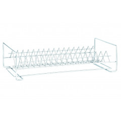 Сушарка метал для посуду 1-яр пряма 40см біла СП-14221