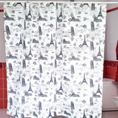 Штора Миранда ANCIENT черно-белая Париж