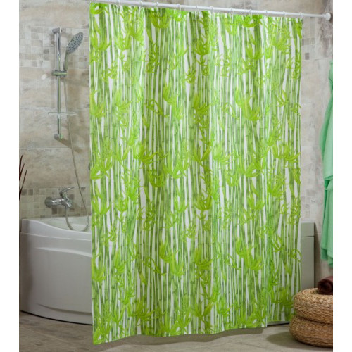 Штора Миранда BAMBOOS зеленый бамбук