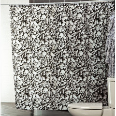 Штора Миранда ROCKS серо-черные камни