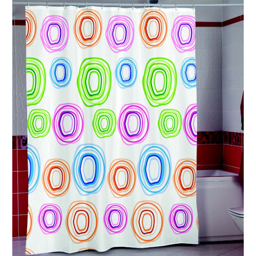 Штора Миранда COLOROL CIRCLE цветные кружочки