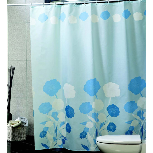 Штора Миранда HERBARIUM голубая