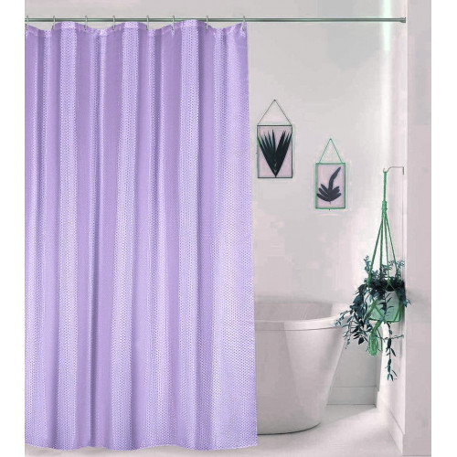 Штора Пика ткань Премиум однотонная 180х180 фиолетовый