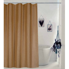 Штора Пика ткань Премиум однотонная 180х180 коричневая