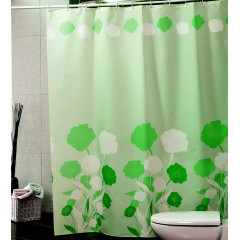 Штора Миранда HERBARIUM зеленая