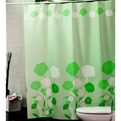 Штора Миранда HERBARIUM зеленая