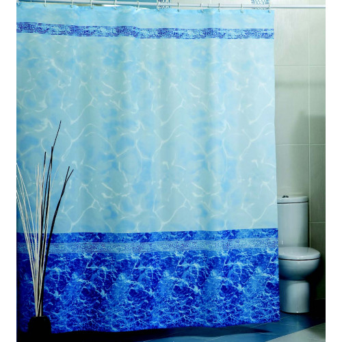 Штора Миранда MERMER SU голубая