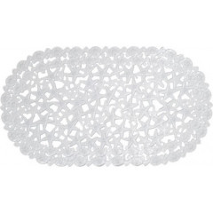 Коврик силикон BATH MAT звезда прозрачный овал 2