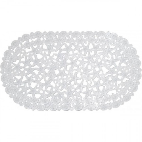 Коврик силикон BATH MAT звезда прозрачный овал