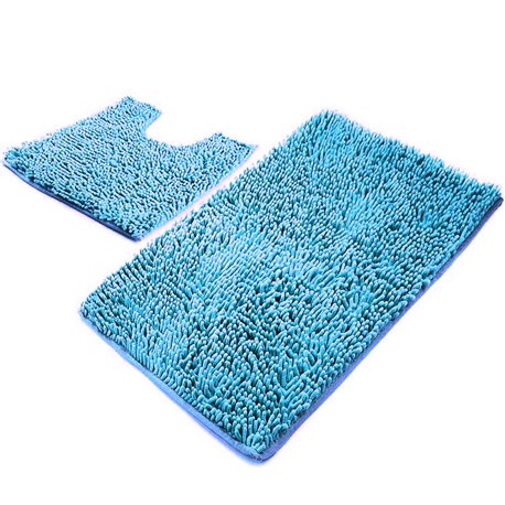 Коврик Лапша 2-й набор 50х80 ROOM MAT 0013 голубой