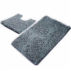 Килимок Лапша 2-й набір 50х80 ROOM MAT 0013 сірий