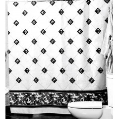 Штора Миранда BEZEME серая кант