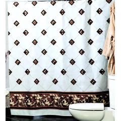 Штора Миранда BEZEME бежевый кант