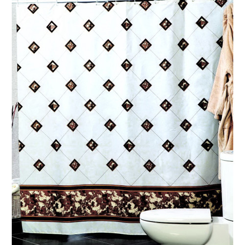 Штора Міранда BEZEME бежевий кант