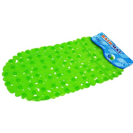 Коврик силикон BATH MAT камни прозрачный овал