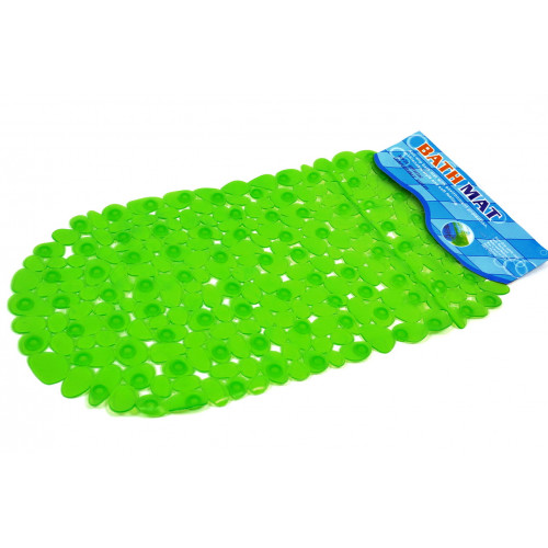 Коврик силикон BATH MAT камни прозрачный овал