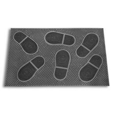 Коврик К-17 резина  58х37  кружочки