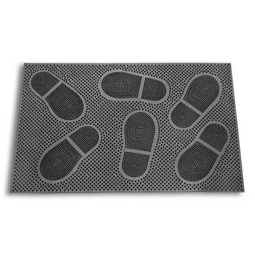 Коврик К-17 резина  58х37  кружочки