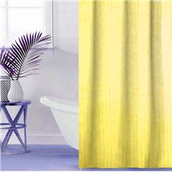 Штора Полоса ткань Премиум однотонная 180х180 жёлтая