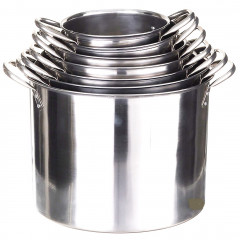 Кастрюли зеленая коробка  7шт  высокие 