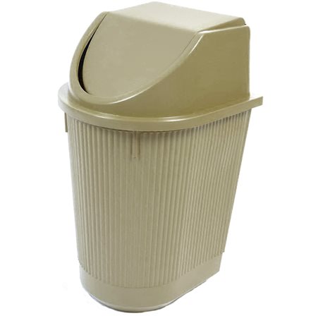 Ведро для мусора Кс 11л бежевый цвет