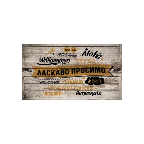 Килимок гума K-602-36 принт 45х75