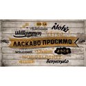 Коврик резина K-602-36 принт 45х75