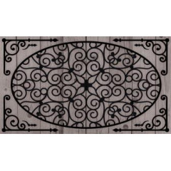 Коврик резина K-602-45 принт 45х75